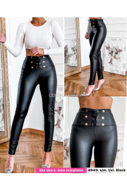 Spodnie skórzane damskie (S-XL) 8949