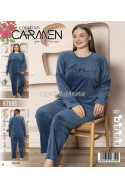 Pidżama turecka SZARY (XL-4XL) 14314