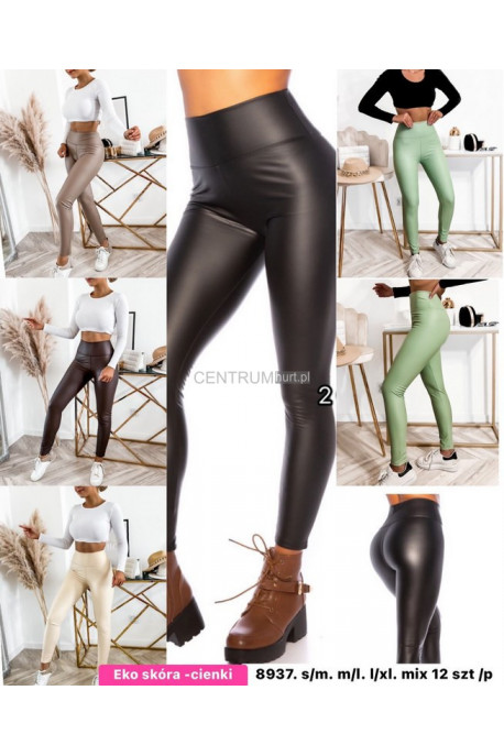 Spodnie skórzane damskie (S-XL) 8937