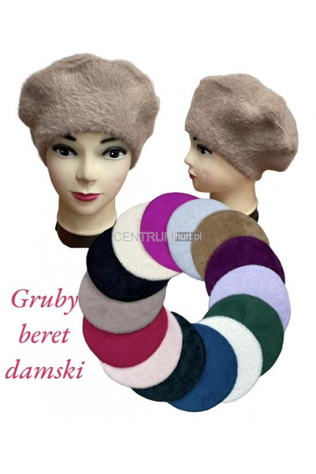 Beret damskie zimowe 1