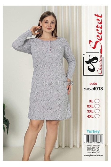 Koszula nocna damska Turecka (XL-4XL) K40