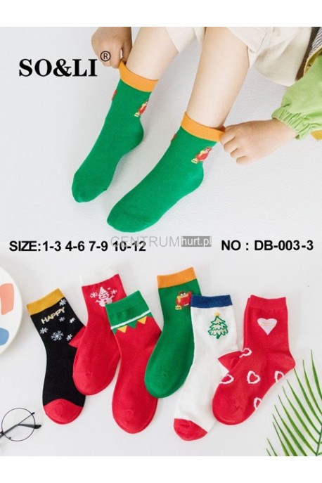 Skarpety dziecięce (1-12) DB-003-