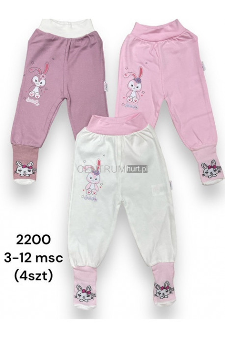 Spodnie niemowlęce Tureckie KOLOR DO WYBORU (3-12m) 2200