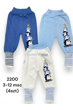 Spodnie niemowlęce Tureckie KOLOR DO WYBORU (3-12m) 2200