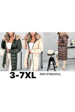 Płaszcze damskie zimowe kolor do wyboru (3XL-7XL) 3779