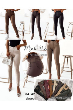 Spodnie skórzane damskie (34-42) 91