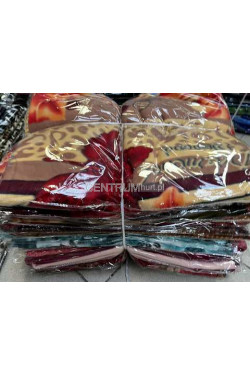 Koce polarowe MIX KWIATY (160/210) 0212