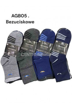 Skarpety męskie BEZUCISKOWE (39-46) AGBO5