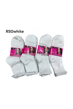 Skarpety damskie BIAŁE (35-42) RSO WHITE