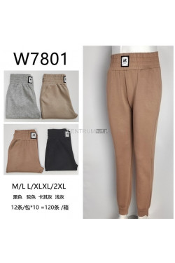 Spodnie dresowe damskie (M-2XL) W7801