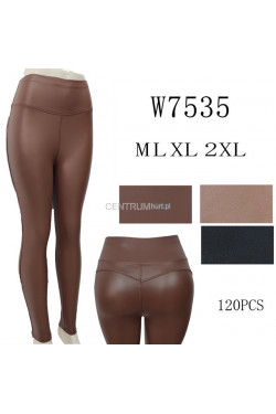 Spodnie skórzane damskie (M-2XL) W75335
