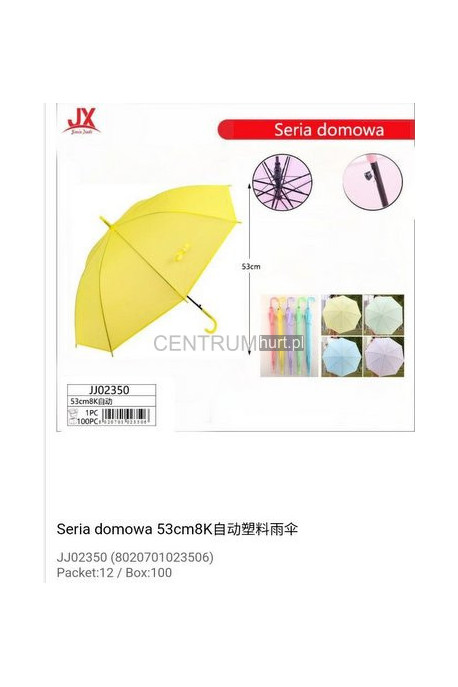 Parasol s laska 53 cm 8 drutów 03249