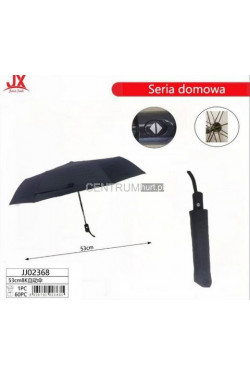 Parasol automat czarny 53 cm 2368