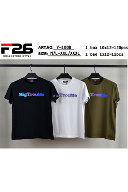 Koszulki męskie (M-3XL) Y-100D