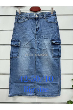 Spódnica jeansowa damska (42-50) 4412