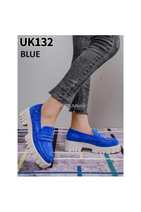 Mokasyny damskie UK132 BLUE