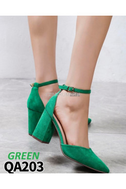 Sandałki damskie QA203 GREEN