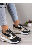 Buty sportowe damskie BL512 BEIGE