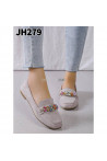 Mokasyny damskie NB653 WHITE