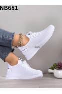 Buty sportowe damskie NB681 WHITE