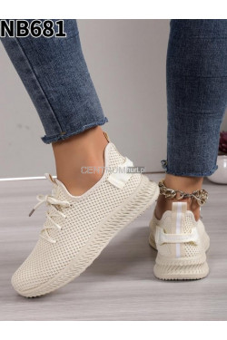 Buty sportowe damskie NB681 BEIGE