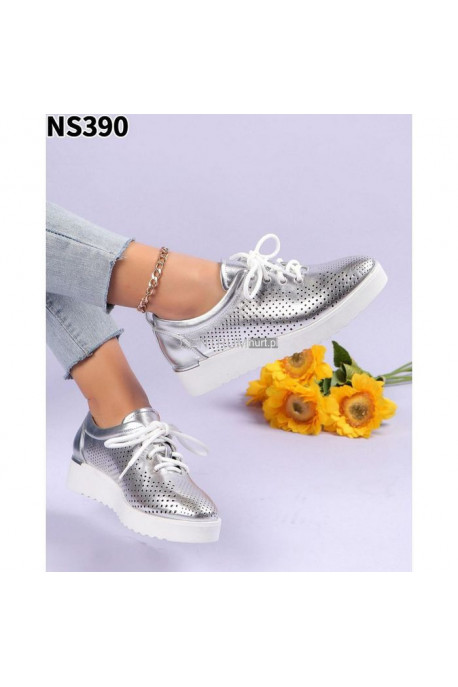 Buty sportowe damskie NS390 SILVER