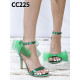 Sandałki damskie CC225 GREEN