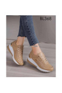 Buty sportowe damskie BL368 KHAKI