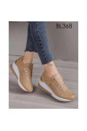 Buty sportowe damskie BL368 KHAKI