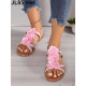Sandałki damskie JL85 PINK