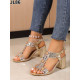 Sandałki damskie JL86 GOLD