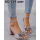 Sandałki damskie GG124 GREY