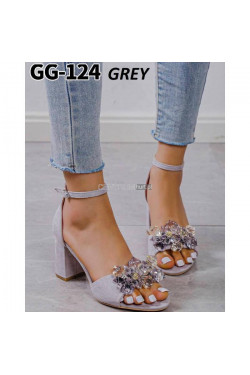 Sandałki damskie GG124 GREY