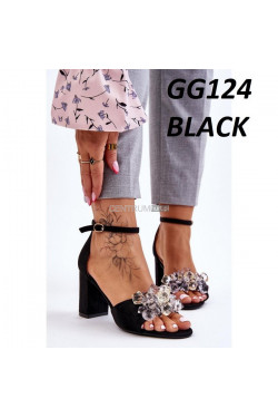 Sandałki damskie GG124 BLACK