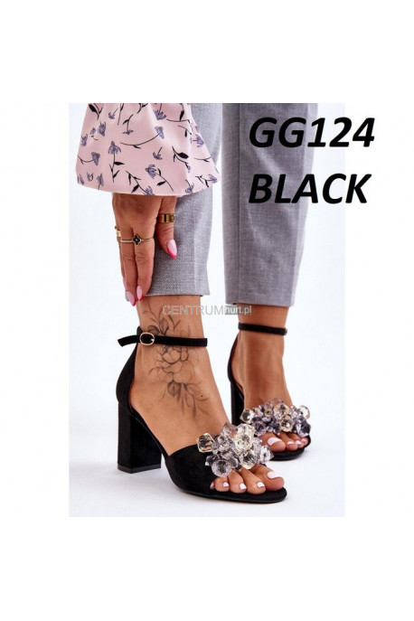 Sandałki damskie GG124 BLACK