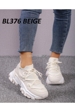 Sneakersy damskie BL376 BEIGE