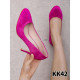Szpilki damskie KK42 FUSHIA