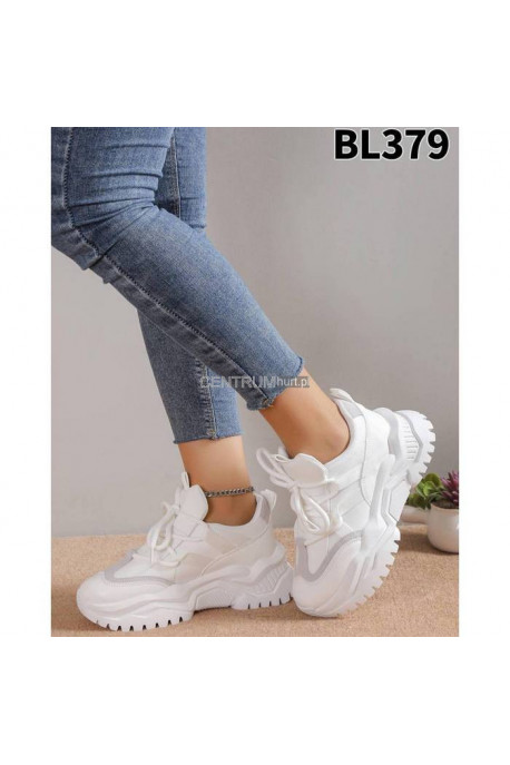 Buty sportowe damskie bl379 WHITE