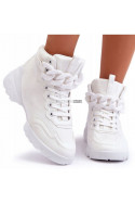 Sneakersy damskie LA219 WHITE