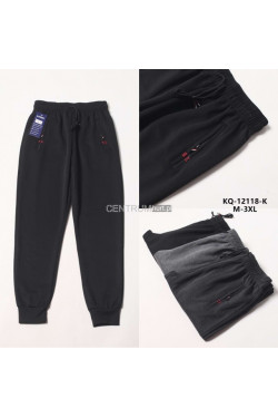 Spodnie dresowe męskie (M-3XL) KQ-12118-K