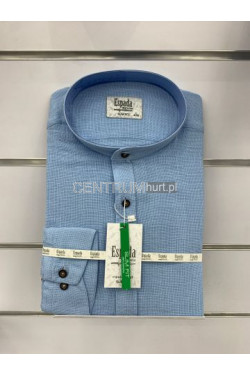 Koszula 100% bawełna STÓJKA długi rękaw SLIM (M-2XL) 040620