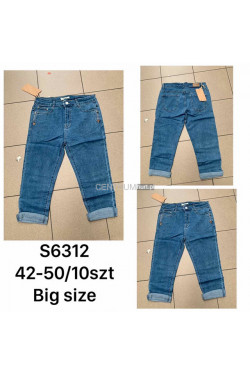 Rybaczki jeansowe damskie (42-50) S6312