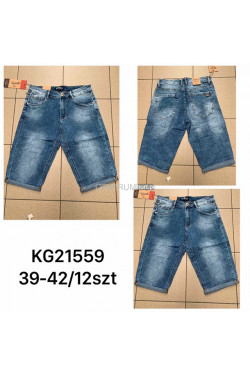 Spodenki jeansowe męskie (39-42) KG21559