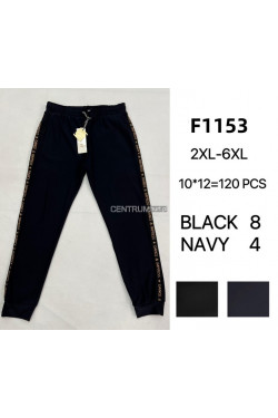 Spodnie dresowe damskie (2XL-6XL) F1153