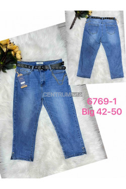 Rybaczki jeansowe damskie (42-50) 6769-1