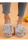 Klapki damskie BG 171 grey