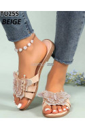 Klapki damskie TU255 beige
