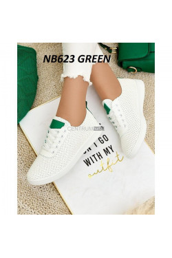 Buty sportowe damskie NB623 green