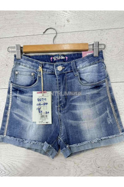 Szorty jeansowe dziewczęce (134-164) 86710