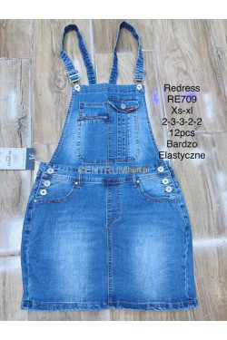 Ogrodniczki jeansowe damskie (XS-XL) RE709